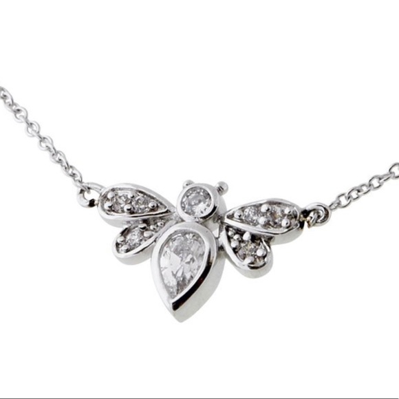 “QueenBee” Cubic Zirconia Necklace, Boutique-NWT - Picture 4 of 6